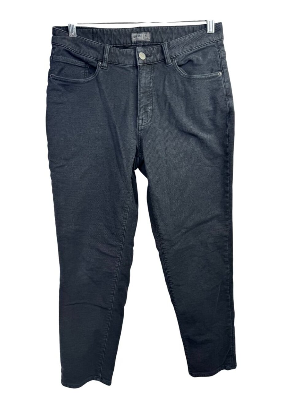 VRST Mens Slim Tapered Denim Jeans size 33x32 Black Stretch Preppy Casual Denim